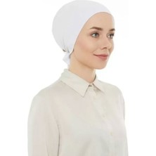 Lavender Düz Penye Bone - Beyaz-86
