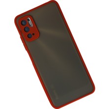 Newface Xiaomi Redmi Note 10 5g Kılıf Montreal Silikon Kapak - Kırmızı