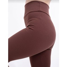 Lia Underwear Fitilli Içi Şardonlu  Yüksek Bel Toparlayıcı Tayt