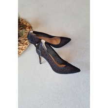 Topukla 036 4268 Topukla Kadın 8 cm Topuklu Taşlı Abiye Ayakkabı
