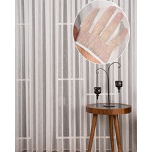 Nish Perde Lüks Keten 01 Tül Perde 1/3 Sık Pile