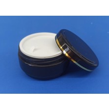 Demet Home 100 Adet Siyah Renk 30 ml Boş Pomat-Krem-Kozmetik Kutusu Plastik Krem Kavanozu ( Iç Conta Kapaklı )