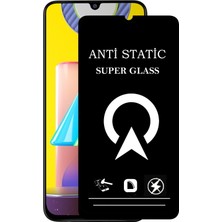 Kzy Samsung Galaxy M31 Tam Kaplayan Anti Statik Çizilmez Safir Ekran Koruyucu Cam