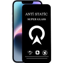 Kzy Apple iPhone 14 Plus Tam Kaplayan Anti Statik Çizilmez Safir Ekran Koruyucu Cam