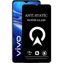 Kzy Vivo Y20S Tam Kaplayan Anti Statik Çizilmez Safir Ekran Koruyucu Cam
