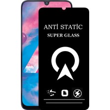 Kzy Samsung Galaxy M30 Tam Kaplayan Anti Statik Çizilmez Safir Ekran Koruyucu Cam