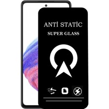 Kzy Samsung Galaxy A53 Tam Kaplayan Anti Statik Çizilmez Safir Ekran Koruyucu Cam