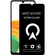 Kzy Samsung Galaxy A33 Tam Kaplayan Anti Statik Çizilmez Safir Ekran Koruyucu Cam