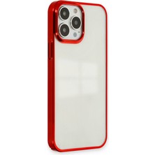 Happycase iPhone 13 Pro Max Kılıf Element Silikon - Kırmızı