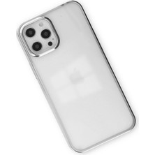 Happycase iPhone 12 Pro Kılıf Element Silikon - Gümüş