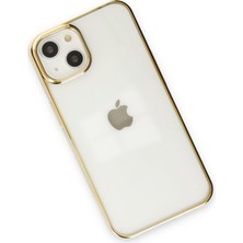 Happycase iPhone 14 Kılıf Element Silikon - Gold