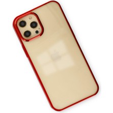 Happycase iPhone 12 Pro Kılıf Element Silikon - Kırmızı