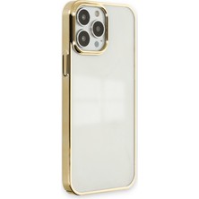 Happycase iPhone 13 Pro Kılıf Element Silikon - Gold