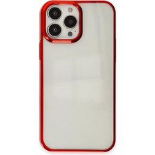 Happycase iPhone 14 Pro Max Kılıf Element Silikon - Kırmızı