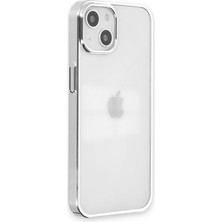 Happycase iPhone 14 Kılıf Element Silikon - Gümüş