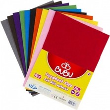 Bubu Yapışkanlı Keçe A4 10 Renk