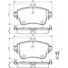 Bosch Ön Balata Mercedes A-Serı 12->(W176)/B-SERI 11->(W246)