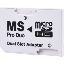 Alfais 4304 Micro Sd Memory Stick Pro Duo Çevirici Dönüştürücü Hafıza Kartı Adaptörü