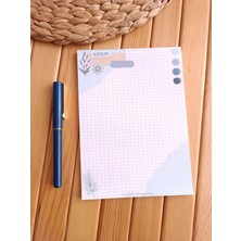 EyER Shoping Mavi Tema To Do List Bloknot Tasarım Defter