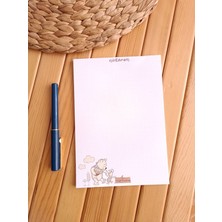 EyER Shoping Winnie The Pooh To Do List Bloknot Tasarım Defter