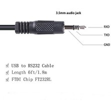 RS232 To Stereo Dönüştürücü Kablo