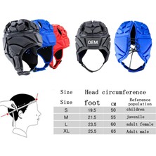 3xrugby Headgear Scrum Cap Hokey Kafa Koruyucu Koruma Şapkası Siyah Bilgisayarlar