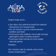 Albastar Tam Takım Profesyonel Tekne Olta Seti TTS003