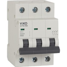 Viko Otomatik Sigorta 3x10A B 4.5kA 4VTB-3B10