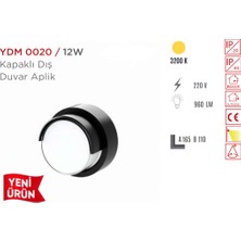 Ycl Dekoratif Dış Duvar LED Aplik YDM-0020