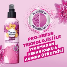 Yumoş Jet Fresh Giysi Spreyi Lilyum 200 ml +Jet Fresh Giysi Spreyi Orkide 200 ml + Demstar Mikrofiber Bez