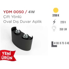 Ycl Çift Yönlü Oval Dış Duvar LED Aplik YDM-0050