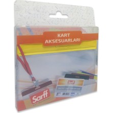 Sarff Sarı Kart Poşeti 10'lu Blister