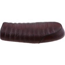 Lnshop Retro Düz Motosiklet Yarışçı Koltuk - Brown (Yurt Dışından)