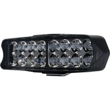 Lnshop Su Geçirmez Motosiklet Ön Far Parlak LED 24W 16 LED 24W (Yurt Dışından)