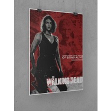 Saturndesign The Walking Dead Poster 45X60CM Maggie Afiş - Kalın Poster Kağıdı Dijital Baskı