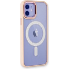 Dijimedia Apple iPhone 11 Kılıf Room Magneticsafe Silikon - Pudra