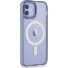 Dijimedia Apple iPhone 11 Kılıf Room Magneticsafe Silikon - Sierra Blue