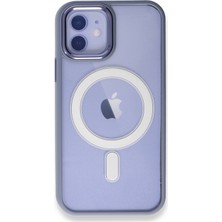 Dijimedia Apple iPhone 11 Kılıf Room Magneticsafe Silikon - Sierra Blue