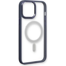 Dijimedia Apple iPhone 11 Kılıf Room Magneticsafe Silikon - Sierra Blue