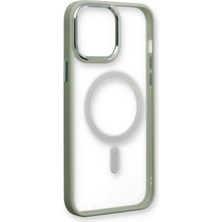 Dijimedia Apple iPhone 11 Kılıf Room Magneticsafe Silikon - Su Yeşili