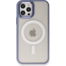 Dijimedia Apple iPhone 12 Pro Kılıf Room Magneticsafe Silikon - Sierra Blue