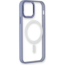 Dijimedia Apple iPhone 12 Pro Kılıf Room Magneticsafe Silikon - Sierra Blue