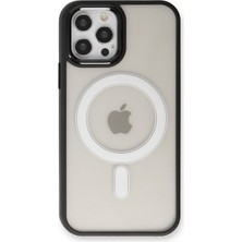 Dijimedia Apple iPhone 12 Pro Max Kılıf Room Magneticsafe Silikon - Siyah