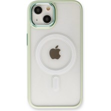 Dijimedia Apple iPhone 13 Kılıf Room Magneticsafe Silikon - Su Yeşili