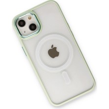 Dijimedia Apple iPhone 13 Kılıf Room Magneticsafe Silikon - Su Yeşili