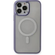 Dijimedia Apple iPhone 13 Pro Kılıf Room Magneticsafe Silikon - Lila