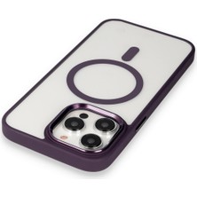 Dijimedia Apple iPhone 13 Pro Max Kılıf Room Magneticsafe Silikon - Bordo