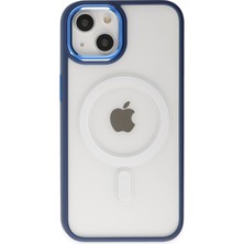 Happycase iPhone 14 Kılıf Room Magneticsafe Silikon - Lacivert