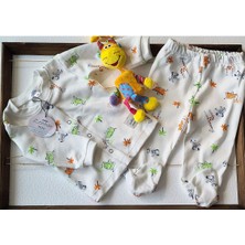 Zehhar Zürafa Desen Bebek Pijama Takımı