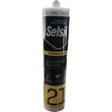 Selsil Silikonize Akrilik Mastik 500 gr Antrasit Gri